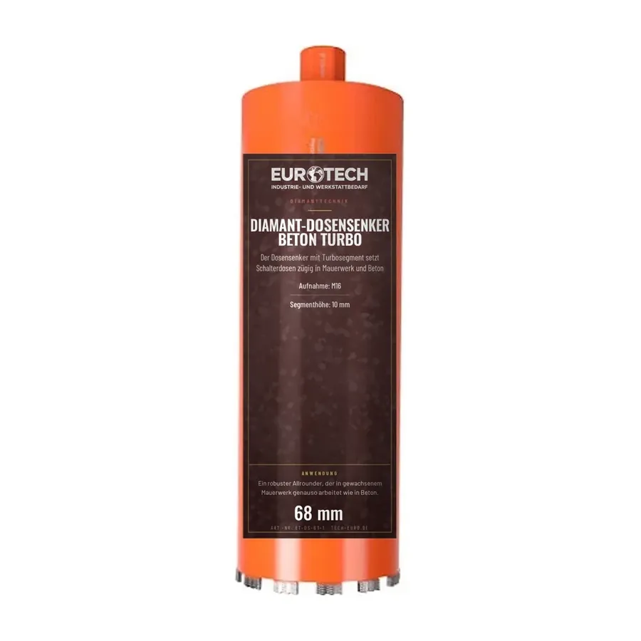 EUROTECH Diamant-Dosensenker Beton Turbo