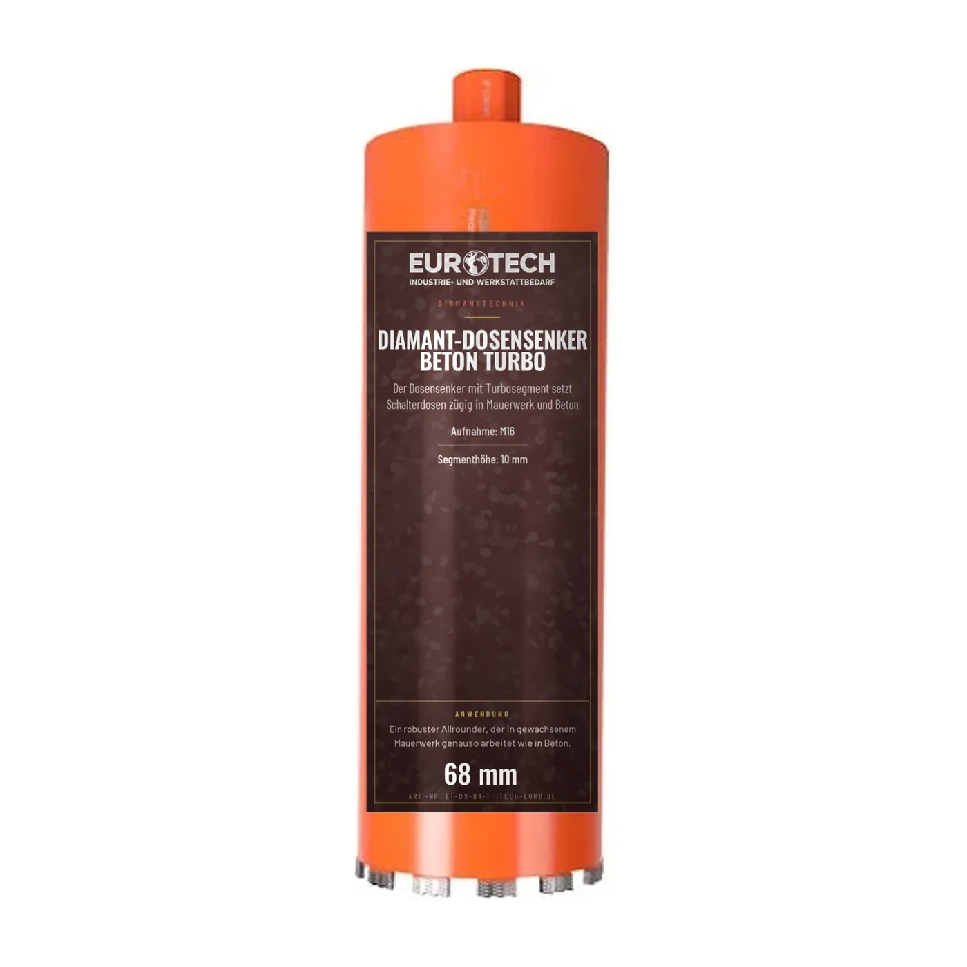 EUROTECH Diamant-Dosensenker Beton Turbo