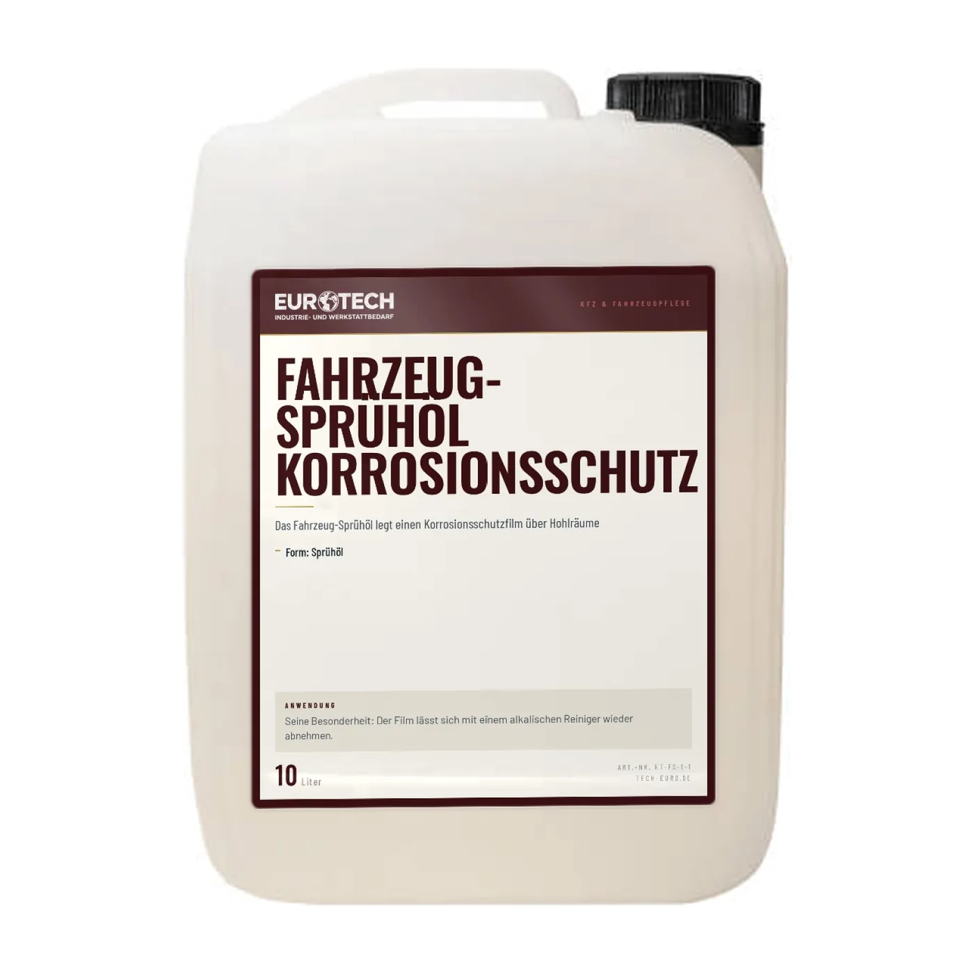 EUROTECH Fahrzeug-Sprühöl Korrosionsschutz