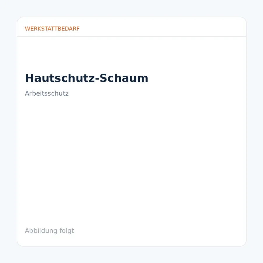 EUROTECH Hautschutz-Schaum
