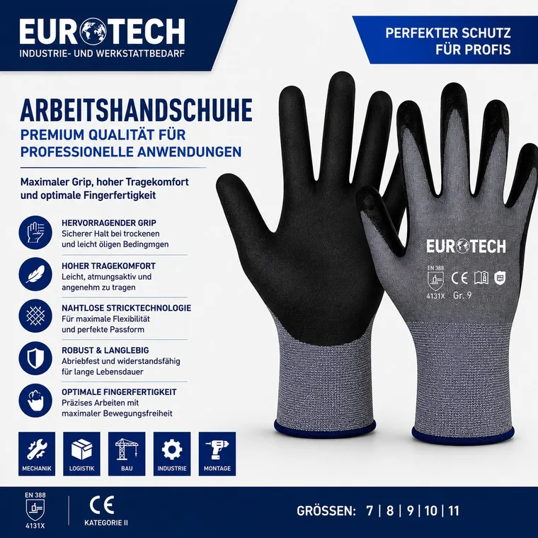 EUROTECH Arbeitshandschuhe