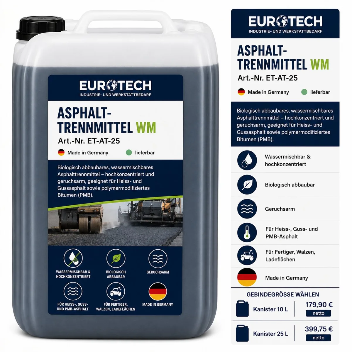 EUROTECH Asphalt-Trennmittel WM