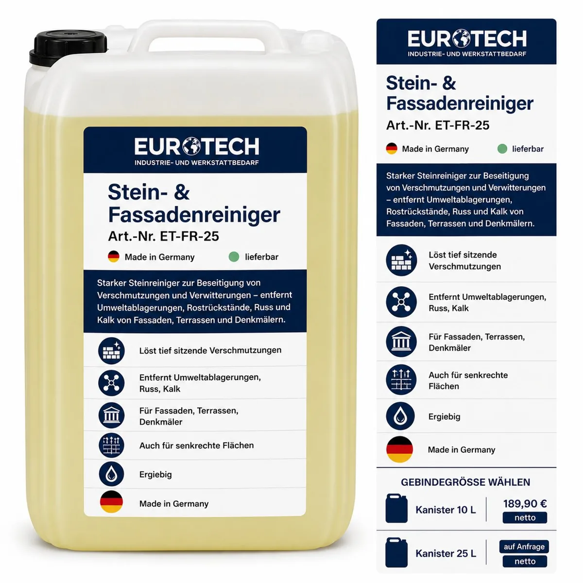 EUROTECH Stein- & Fassadenreiniger
